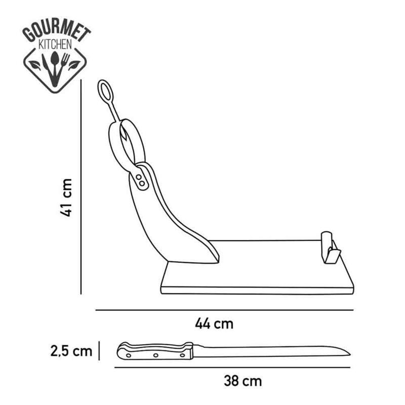 Jamonero Premium Con Cuchillo Incluido