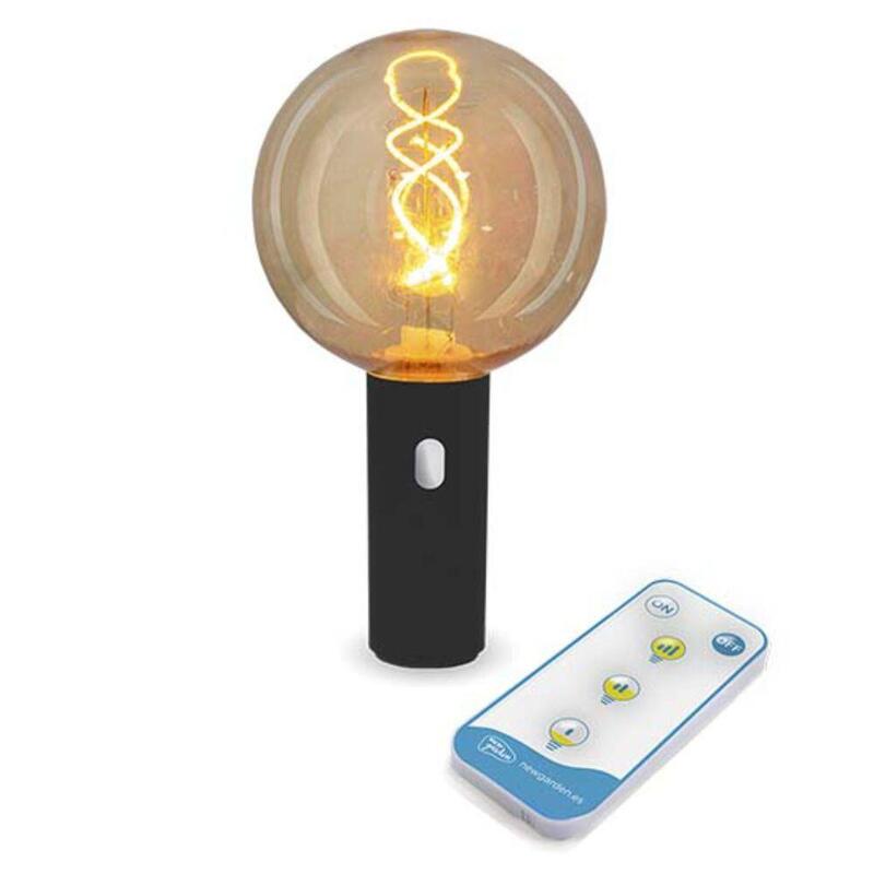 Jardín Bombilla Edy G125 Bateria Negro