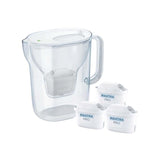 Jarra Brita Style Essential + 3 Maxtra Pro Pure Performance (Blanco)