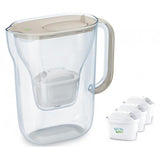 Jarra De Filtro Style Essential De 2,4 L + 3 Cartuchos, Color Arena.
