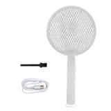 Jata Hogar Most3555 - Raqueta Eléctrica Antimosquitos Recargable Usb 2 En 1, Mata Moscas Y Mosquitos Uv, Modo Fijo Y Manual, 30 M², Interior Y Exterior