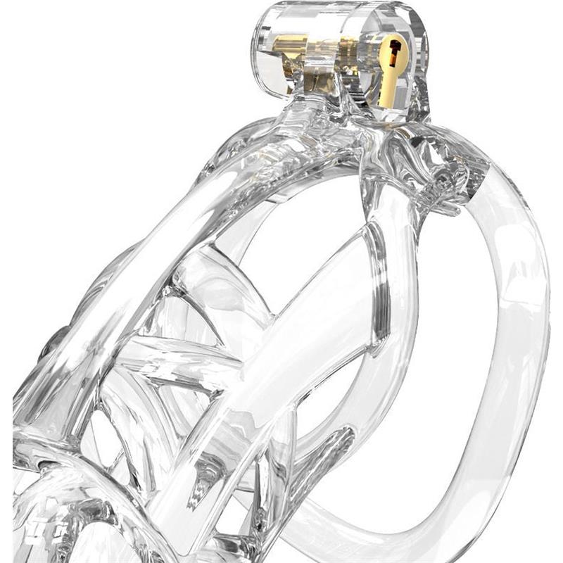 Jaula Para El Pene Pc11 Transparente Talla (Interno):S