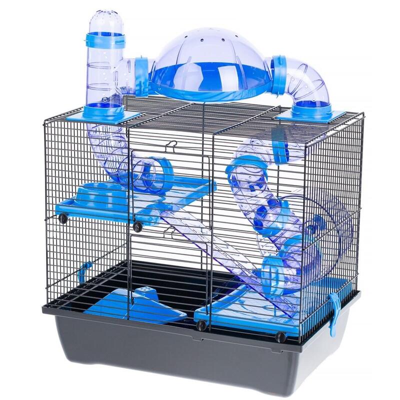Jaula Para Un Hamster  Inter-Zoo Rocky + Terrace Blue