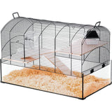 Jaula Zolux Neopanas Xl Con Cubeta De Vidrio Negra