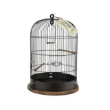Jaula Zolux Retro Lisette Diam. 35 Para Pájaros, Col. Negro