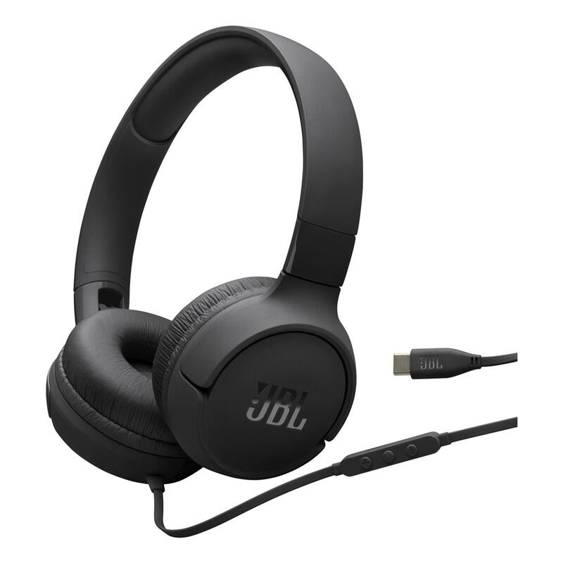 Jbl Tune 520c, Kabelgebundene On-Ear-Kopfhörer, Negro