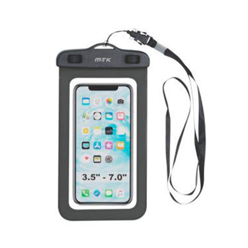 Jc Funda Impermeable Con Correa Negra Universal Hasta 7"