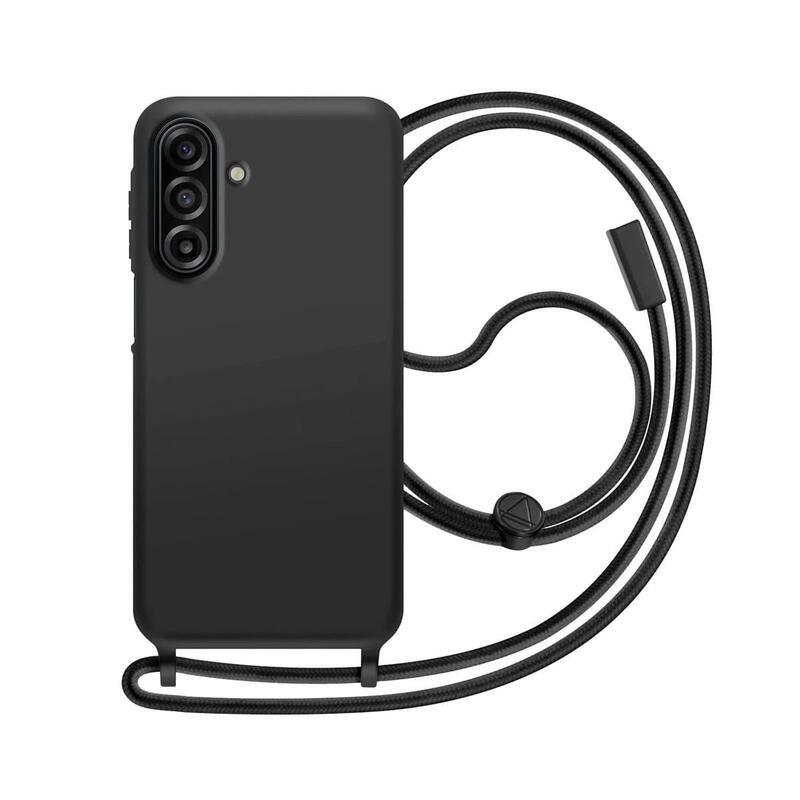 Jc Funda Trasera De Silicona Con Cuerda En Color Negro Samsung Galaxy A17