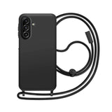 Jc Funda Trasera De Silicona Con Cuerda En Color Negro Samsung Galaxy A17