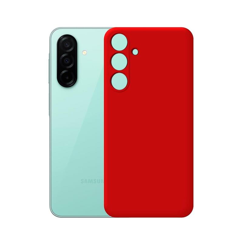 Jc Funda Trasera De Silicona En Color Rojo Samsung Galaxy A26