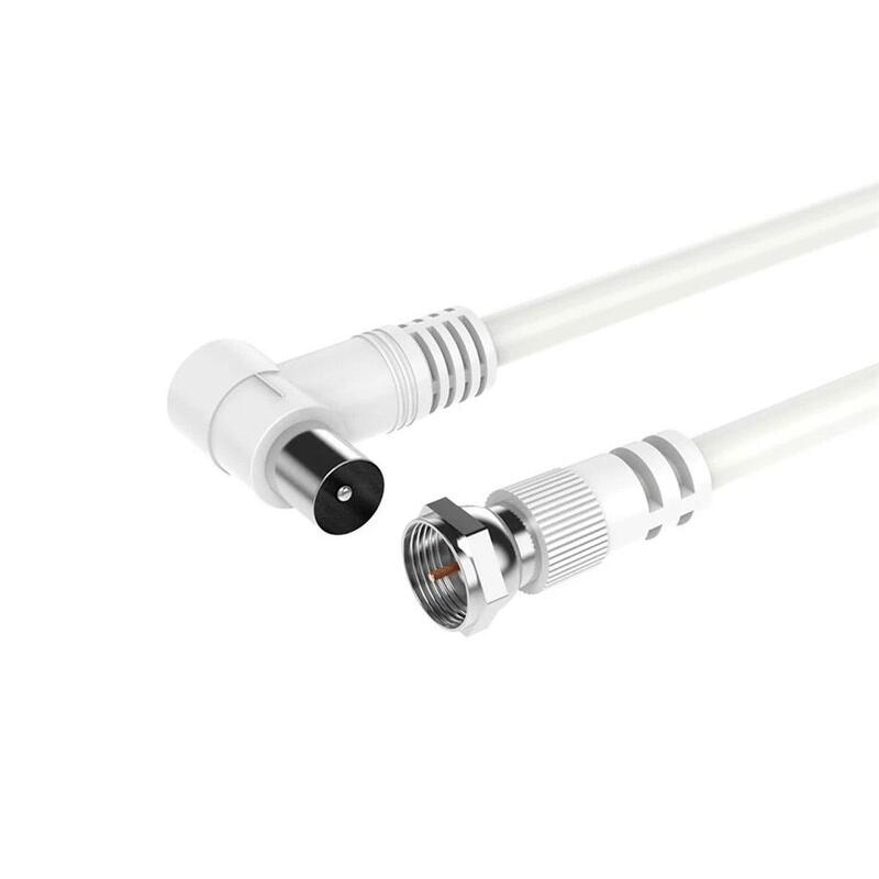 Jc Nb1498 Blanco 3m Cable De Video (Coaxial) 9.5mm Macho A Macho