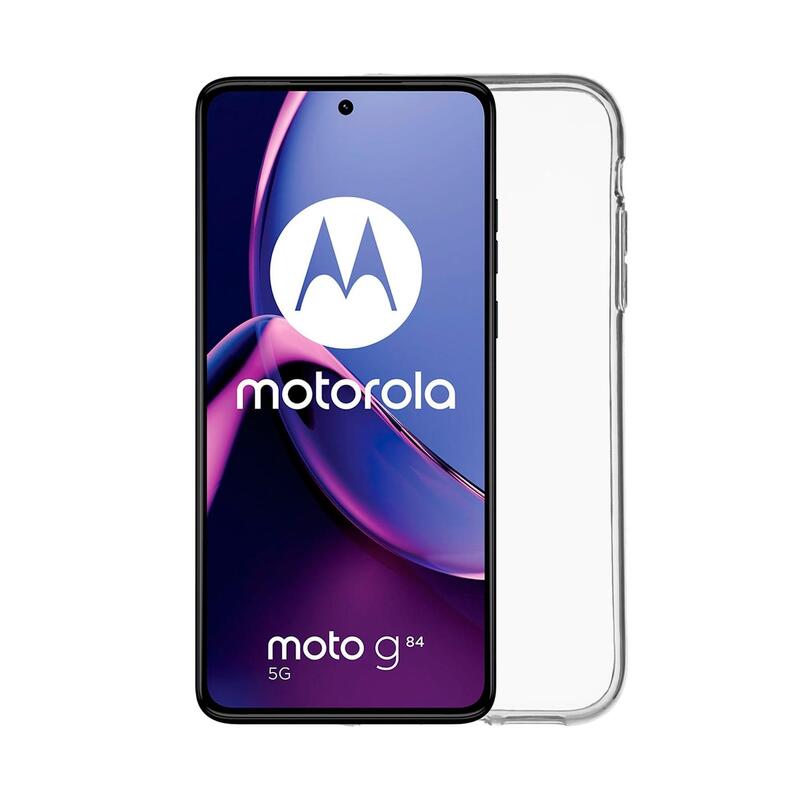 Jc Trasera De Silicona Transparente Motorola Moto G84