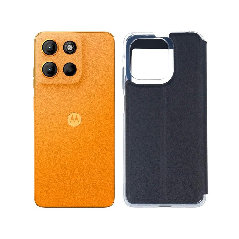 Jc Trasera Tipo Libro Motorola Moto G15