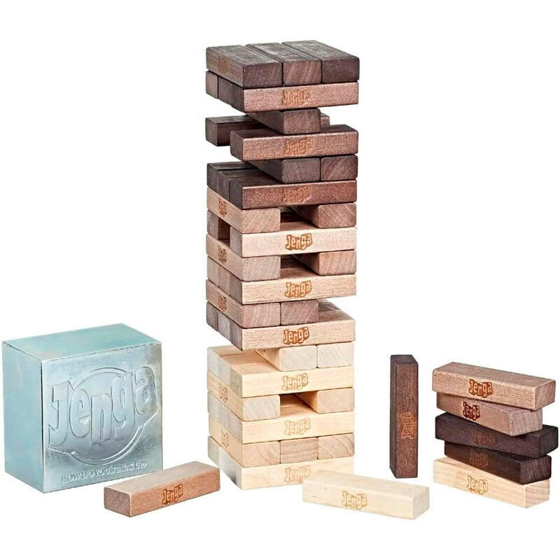 Jenga Rustic - Juego De Torre De Madera"