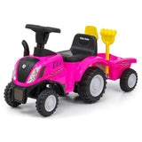 Jezdzik Pojazd New Holland T7 Traktor Rózowy