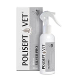 Jm Sante Polisept Vet Spray Silver Pro - Solución Para Heridas Para Perros Y Gatos  200 Ml