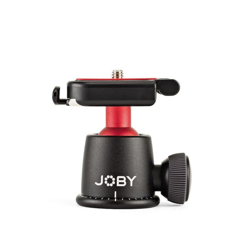 Joby Ballhead 3k Cabeza De Tripode Negro, Rojo Acrilonitrilo Butadieno Estireno (Abs), Aluminio, Acero Inoxidable, Acero, Elastómero Termoplástico (Tpe) 1/4" Pelota