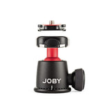 Joby Ballhead 3k Cabeza De Tripode Negro, Rojo Acrilonitrilo Butadieno Estireno (Abs), Aluminio, Acero Inoxidable, Acero, Elastómero Termoplástico (Tpe) 1/4" Pelota