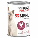 John Dog 99 Menu Dorosly Kurczak Karma Mokra Dla Kota 400g