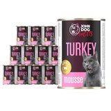 John Dog Dorosl Indyk Mus Puszka Karma Mokra Dla Kota 400g*12