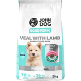 John Dog Good Form Puppy Veal With Lamb - Alimento Seco Para Perros - 3 Kg