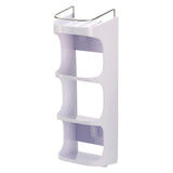 Joseph Joseph Capsule Kompakte 4-Stufige Duschablage, Weiss