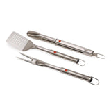 Joseph Joseph Grillout 3-Piece Sst Bbq Turner, Tongs & Fork Set