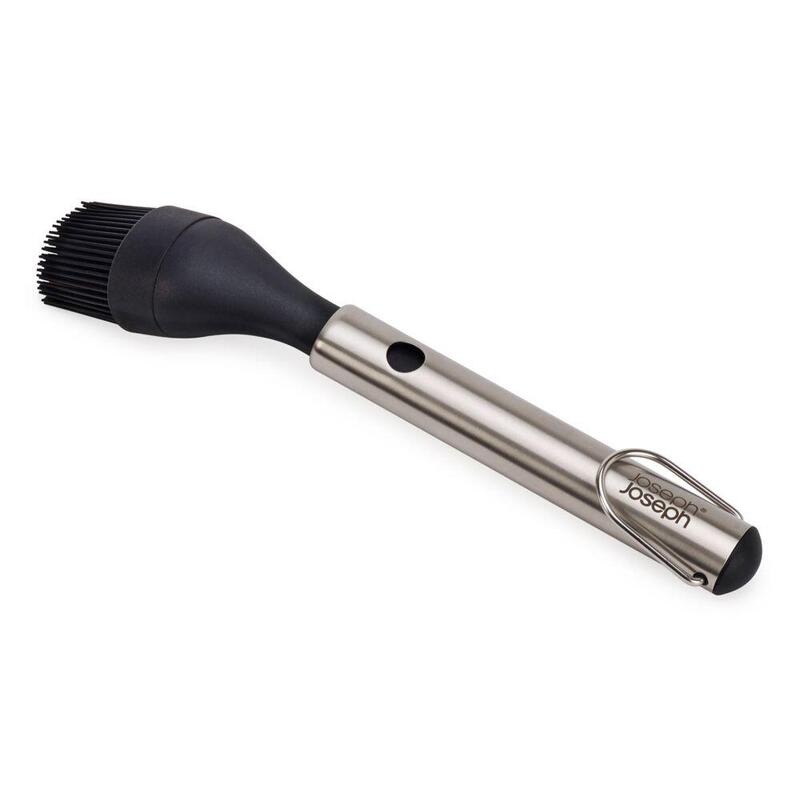 Joseph Joseph Grillout Black Bbq Silic.Basting Brush W.Ext.Handle