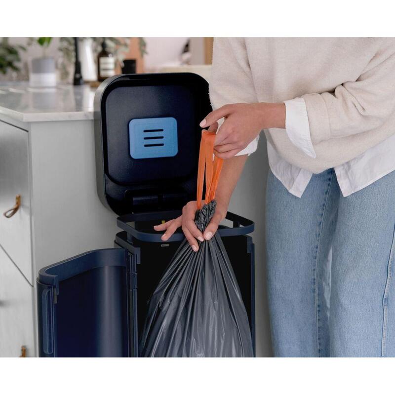 Joseph Joseph Iw9 10l Custom-Fit Recycled Grey Bin Liners