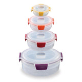 Joseph Joseph Nest Lock 4-Piece Multic. Round Food Container Set