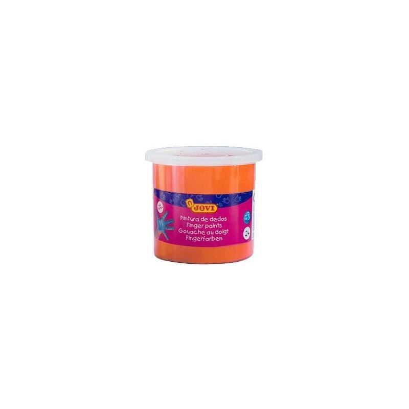 Jovi Estuche 5 Botes Pintura De Dedos 125ml Naranja