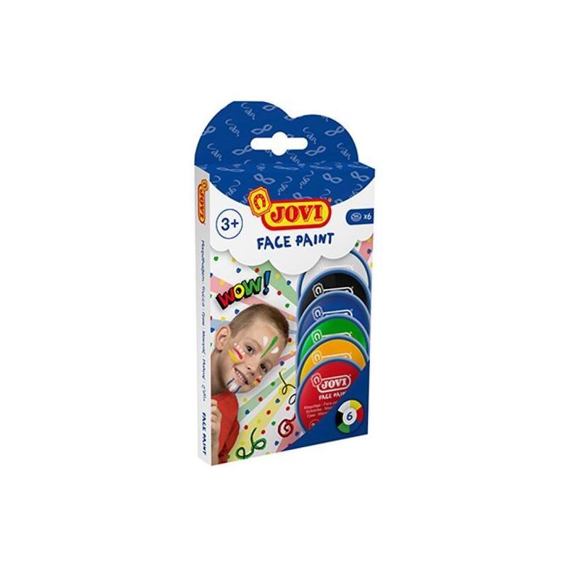 Jovi Estuche 6 Botes Pintura De Maquillaje 8ml Colores Surtidos