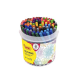Jovi Felt Pens Bote Con 120 Rotuladores - Punta De 2mm - Tinta De Gran Fijacion - Capuchon De Seguridad Ventilado -