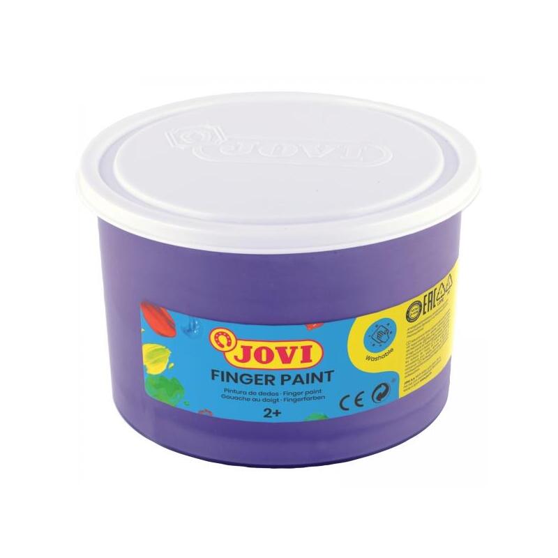 Jovi Finger Paint Bote De 500ml - Ingredientes Naturales - Colores Mezclables - Textura Gelatinosa - Lavable - Color