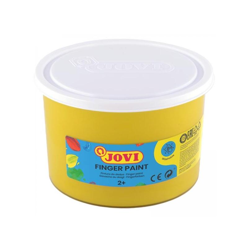 Jovi Finger Paint Bote De 500ml Pintura De Dedos - Ingredientes Naturales - Colores Mezclables - Textura Gelatinosa -