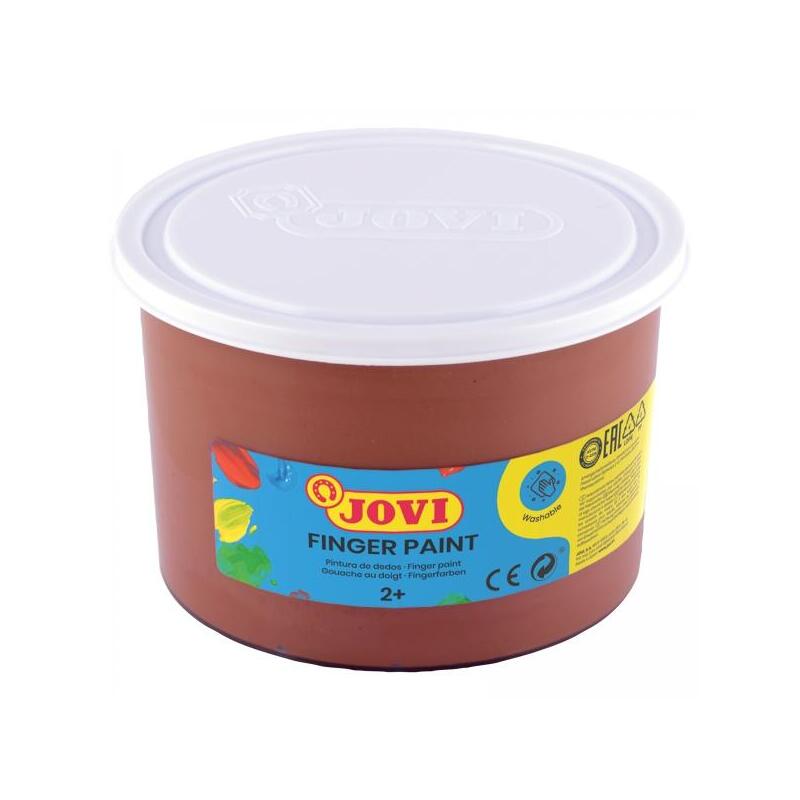 Jovi Finger Paint Bote De 500ml Pintura De Dedos - Ingredientes Naturales - Colores Mezclables - Textura Gelatinosa -