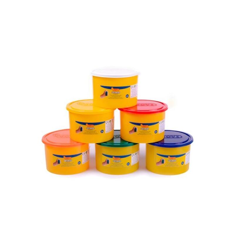 Jovi Pasta Blanda Soft Dough Blandiver Para Modelar Bote 460g Caja Económica 6 C/Surtidos