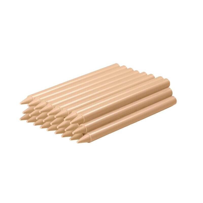 Jovi Plasticolor Estuche De 25 Ceras Plasticas - Resistentes - No Manchan - Agradable De Rayar - Acabado Brillante -