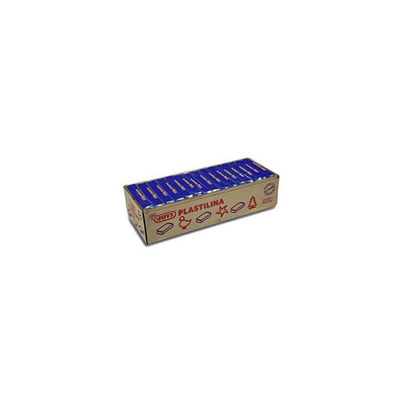 Jovi Plastilina Caja De 15 Pastillas 350gr Unicolor Azul Oscuro