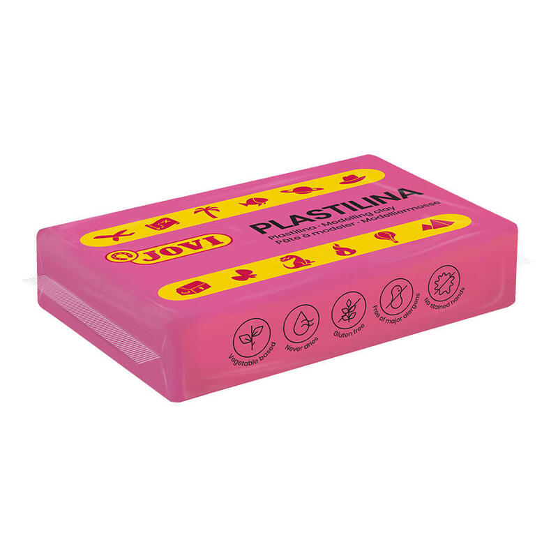 Jovi Plastilina Caja Expositora 30 Pastillas 50gr C/Surtidos Neon