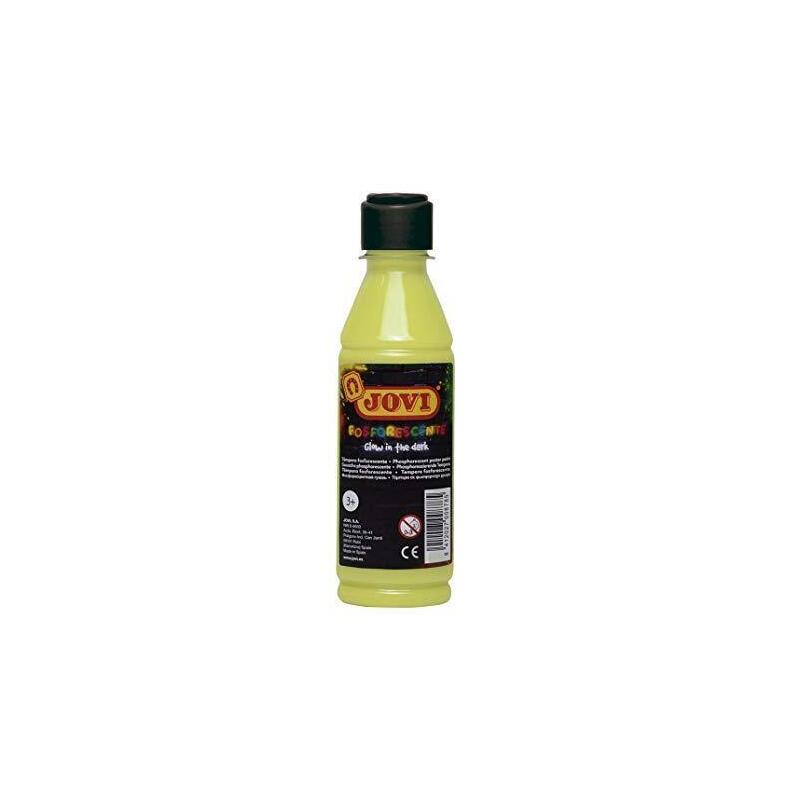 Jovi Témpera Fosforescente Botella De 250ml Amarillo
