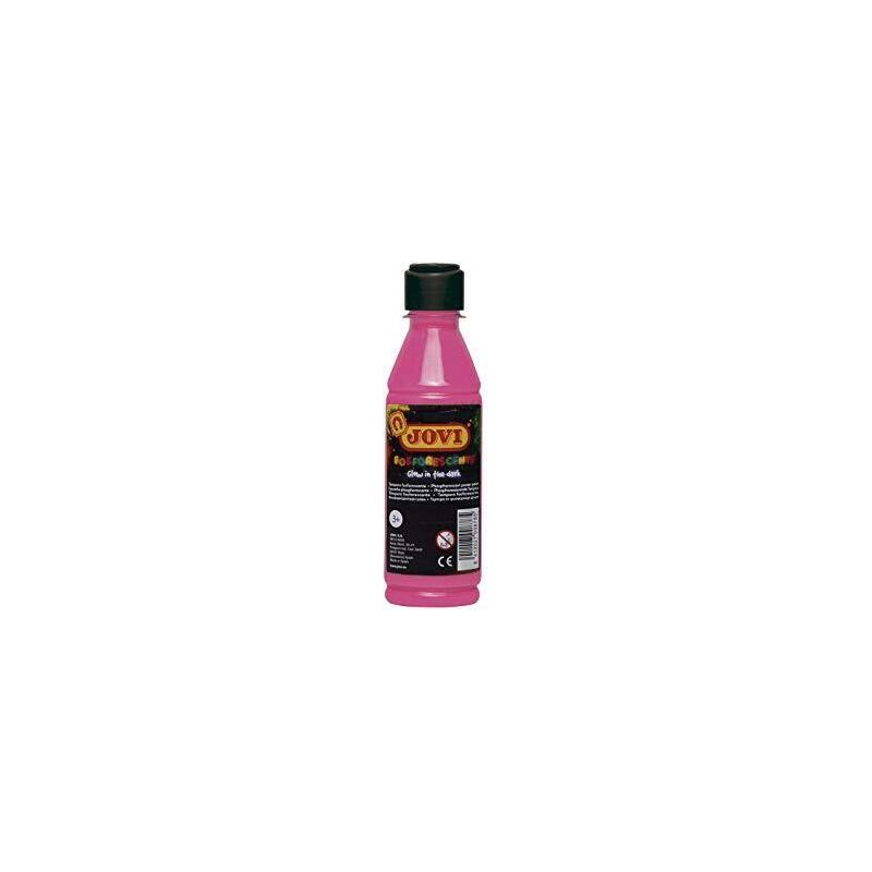 Jovi Témpera Fosforescente Botella De 250ml Magenta