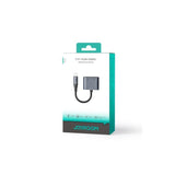 Joyroom Adapter Dac 2-In-1 Type-C To Type-C/ Type-C, 60w, 0.12m, Black (Jr-Sy-L02)