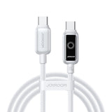 Joyroom Cable Intelligent Power-Off 100?W Usb-C A Usb-C 1,2?M, Blanco