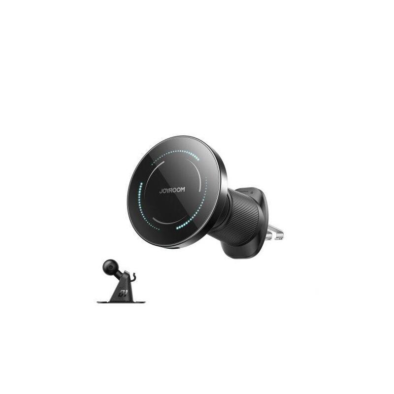 Joyroom Car Mount Magnetic Wireless Charger (Air Outlet/ Dashboard Version) 4.7 - 7.0 Inch, Pd 15w, Magsafe, Black (Jr-Zs502)