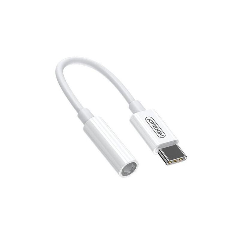Joyroom Converter Type-C To 3.5mm Mini Jack Cable For Smartphones, White (Sh-C1)