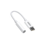 Joyroom Converter Type-C To 3.5mm Mini Jack Cable For Smartphones, White (Sh-C1)