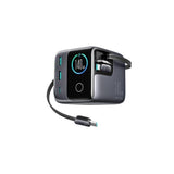 Joyroom Desktop Charger Gan Fast Charger U+U+C, Pd 140w, Pd3.1, Pps, Afc, Scp, Fcp, Qc3.0, With Built-In 2x Type-C Cable Pd 100w, Gray (Jr-Trd01)