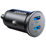 Joyroom Jr-Ccn06 Dual Usb-C Mini Metal  Cargador De Coche