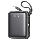 Joyroom Jr-Pbf27 10000mah 22,5w (Cable Doble Integrado) Negro - Power Bank